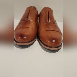 Men's Brown Leather Slip-On Shoes Size 14 (48)Eu